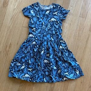 Tropical Blue Kids Dress